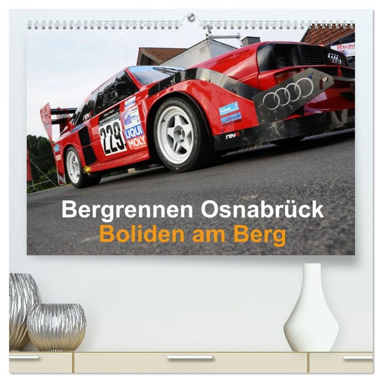 Produktbild: Bergrennen Osnabr&uuml;ck &ndash; Boliden am Berg (hochwertiger Premium Wandkalender 2026 DIN A2 quer), Kunstdruck in Hochglanz