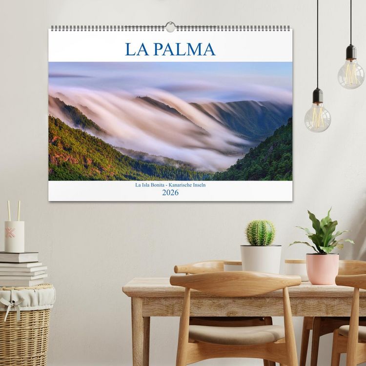 Produktbild: La Palma - La Isla Bonita - Kanarische Inseln (Wandkalender 2026 DIN A2 quer), CALVENDO Monatskalender