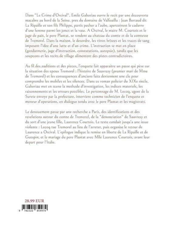 Produktbild: Le Crime d'Orcival
