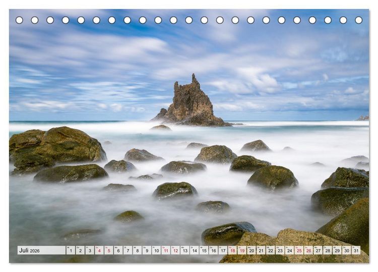 Produktbild: Die stille Magie der Insel Teneriffa (Tischkalender 2026 DIN A5 quer), CALVENDO Monatskalender