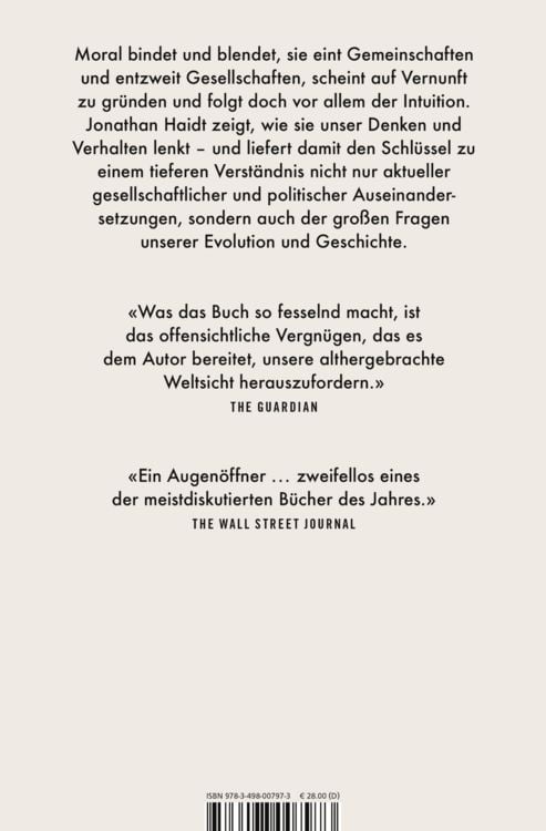 Produktbild: Die Macht der Moral