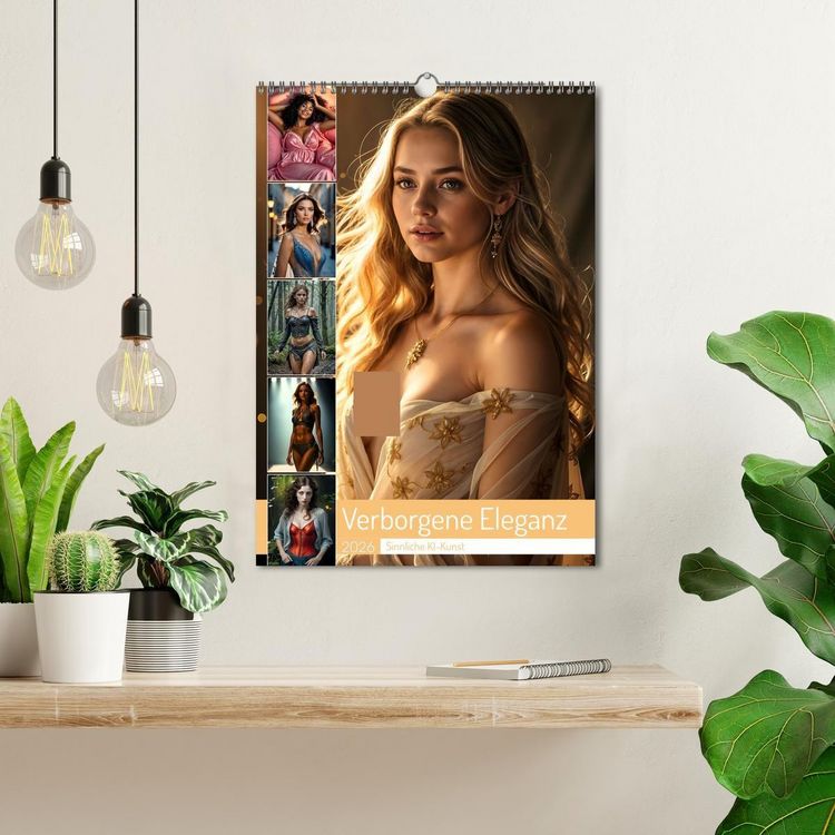 Produktbild: Verborgene Eleganz (Wandkalender 2026 DIN A3 hoch), CALVENDO Monatskalender