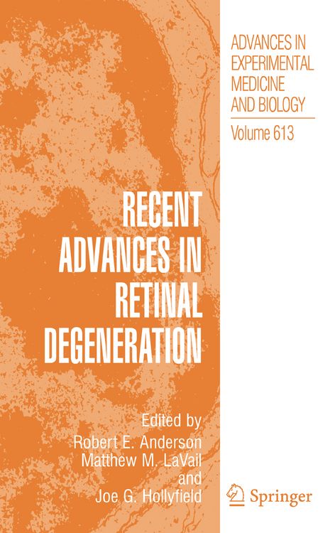 Produktbild: Recent Advances In Retinal Degeneration