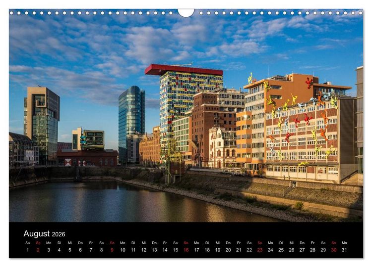 Produktbild: D&uuml;sseldorf - Impressionen (Wandkalender 2026 DIN A3 quer), CALVENDO Monatskalender