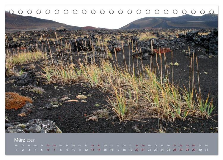 Produktbild: Kamtschatka - Vulkane, Asche, Eis (Tischkalender 2027 DIN A5 quer), CALVENDO Monatskalender