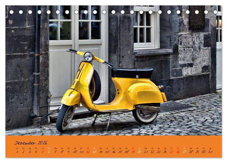 Produktbild: Vespa Liebe (Tischkalender 2026 DIN A5 quer), CALVENDO Monatskalender