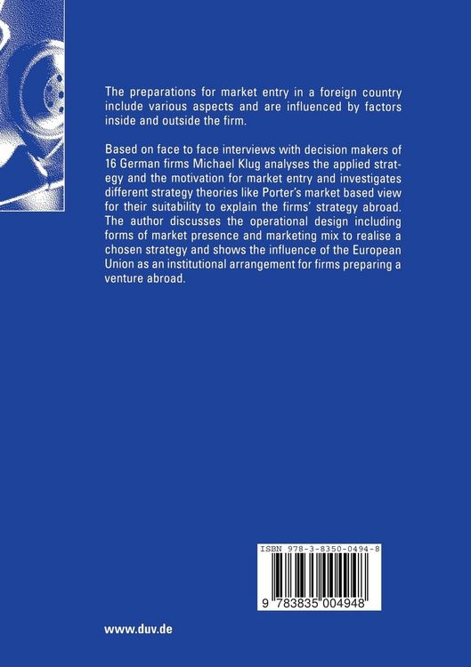 Produktbild: Market Entry Strategies in Eastern Europe in the Context of the European Union