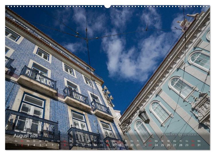 Produktbild: Zauberhaftes Lissabon (Wandkalender 2026 DIN A2 quer), CALVENDO Monatskalender