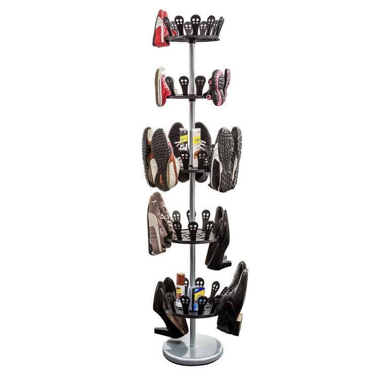 Produktbild: Schuhkarussell, 5 Rondelle, Platz für 30 Paar Schuhe