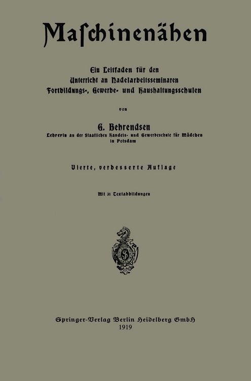 Produktbild: Maschinen&auml;hen