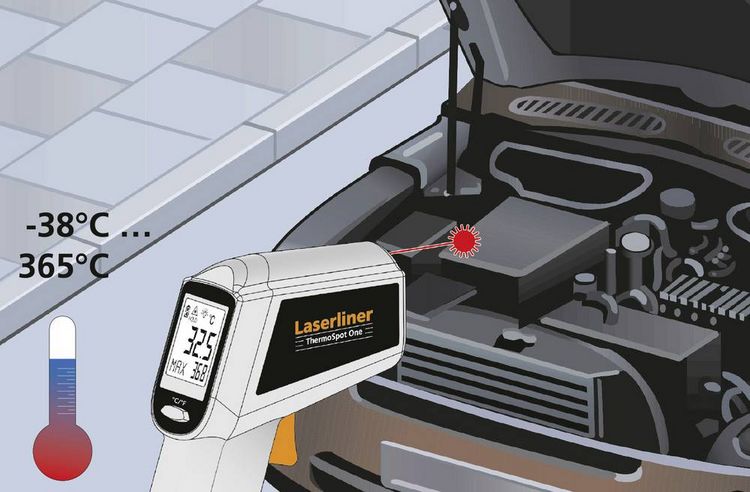 Produktbild: Laserliner ThermoSpot One Infrarot-Thermometer
