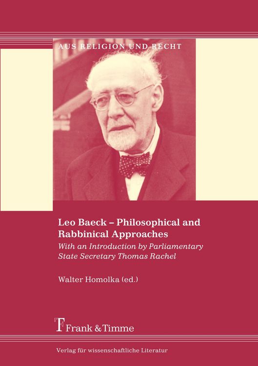 Produktbild: Leo Baeck - Philosophical and Rabbinical Approaches