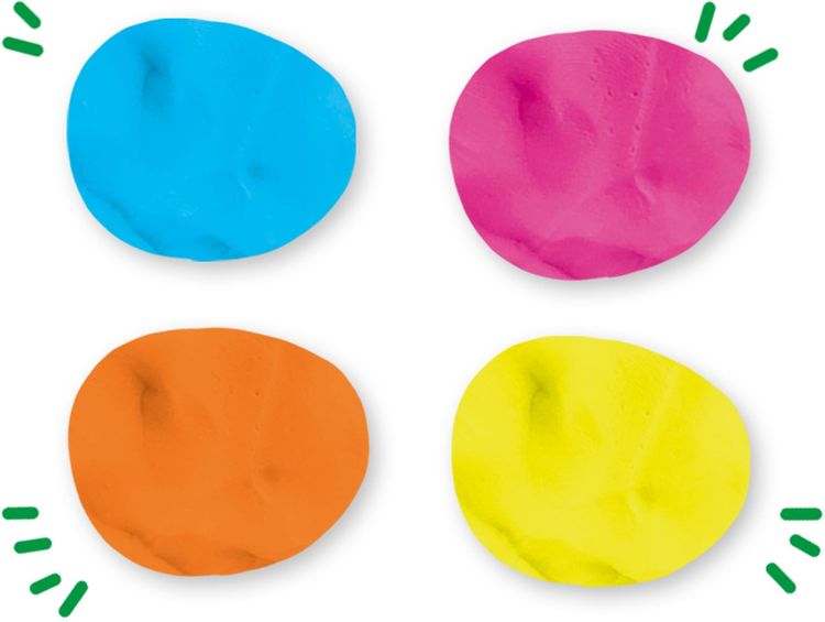 SES Creative - Feel good Knete - Happy 4x90gr