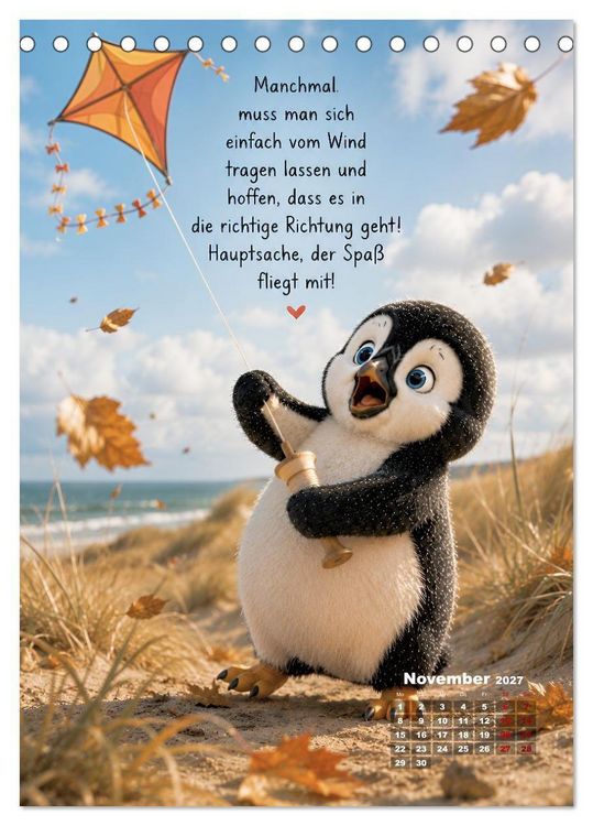 Produktbild: Oscar - Lachen ist die beste Jahreszeit (Tischkalender 2027 DIN A5 hoch), CALVENDO Monatskalender