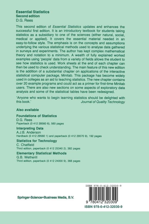Produktbild: Essential Statistics