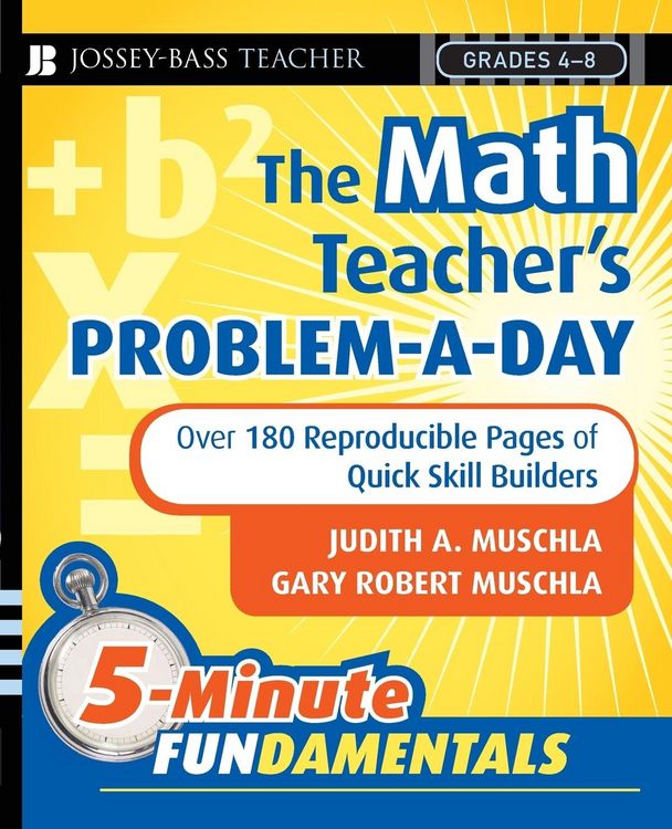 Produktbild: The Math Teacher's Problem-A-Day Grades 4-8