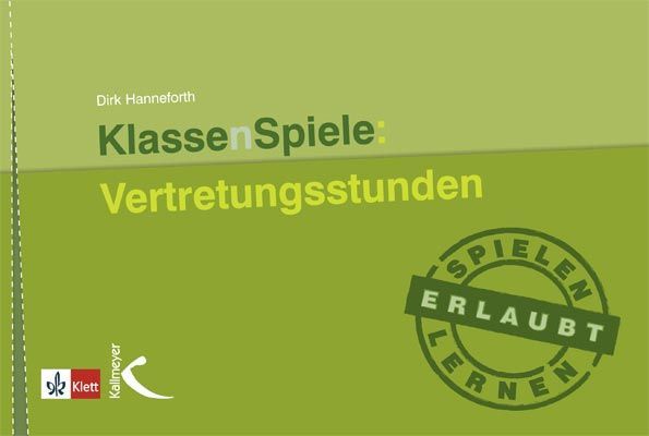 Produktbild: KlassenSpiele: Vertretungsstunden