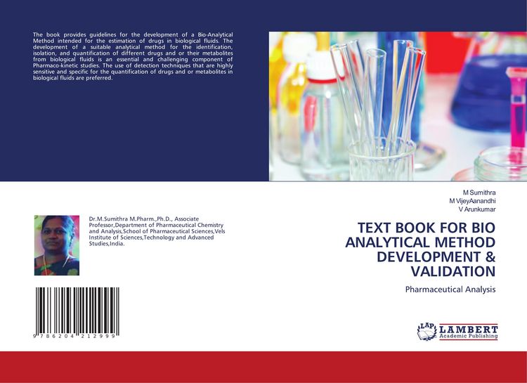 Produktbild: TEXT BOOK FOR BIO ANALYTICAL METHOD DEVELOPMENT & VALIDATION