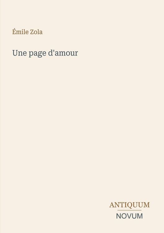 Produktbild: Une page d'amour