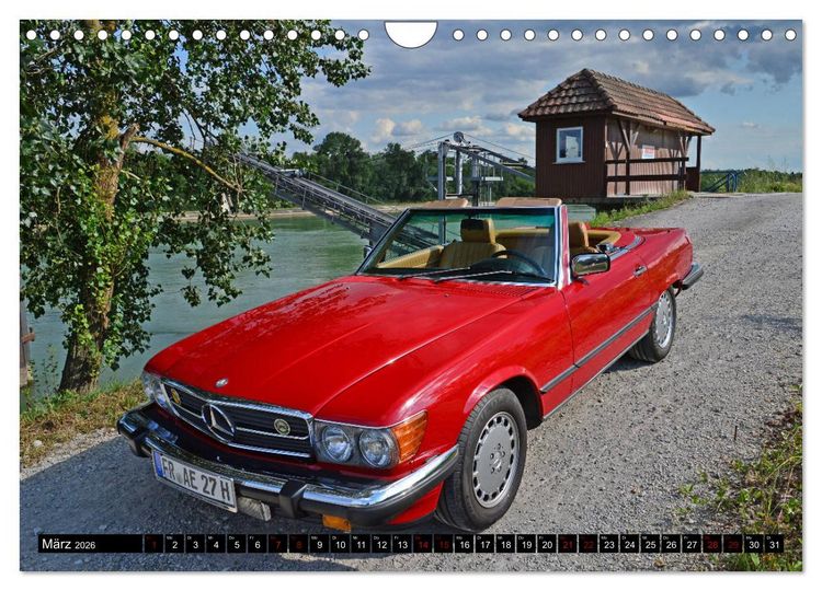 Produktbild: Ein Stern f&uuml;r Amerika - Mercedes Benz 560 SL (Wandkalender 2026 DIN A4 quer), CALVENDO Monatskalender