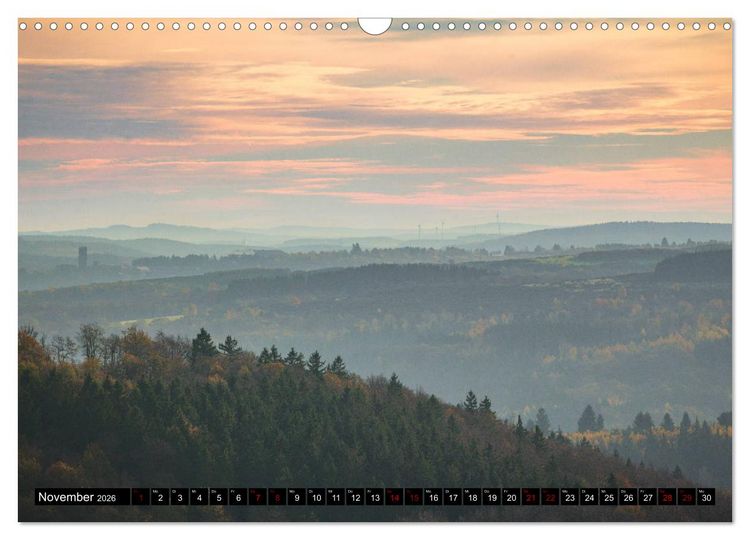Produktbild: Die westliche Eifel (Wandkalender 2026 DIN A3 quer), CALVENDO Monatskalender