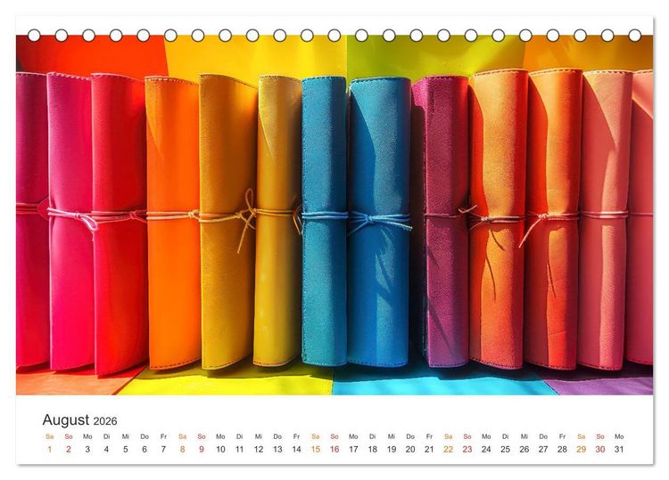 Produktbild: Farben des Moments (Tischkalender 2026 DIN A5 quer), CALVENDO Monatskalender