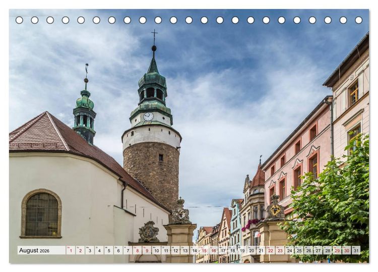 Produktbild: NIEDERSCHLESIEN Sommerliche Impressionen (Tischkalender 2026 DIN A5 quer), CALVENDO Monatskalender