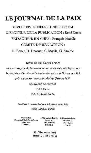 Produktbild: Le Pardon : Une Exigence Pour La Paix ?