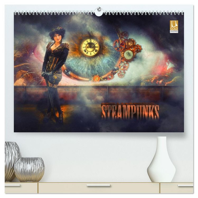 Produktbild: Steampunks (hochwertiger Premium Wandkalender 2026 DIN A2 quer), Kunstdruck in Hochglanz
