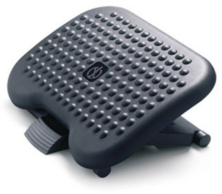 Produktbild: Hansa - World of Office h5051005 footness comfort Fu&szlig;st&uuml;tze (B x T) 460 mm x 360 mm ergonomisch, h&ouml;henverstellbar, neigungsverstellbar, mit genopp