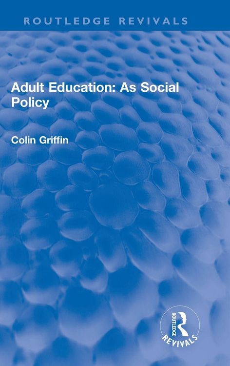 Produktbild: Adult Education: As Social Policy
