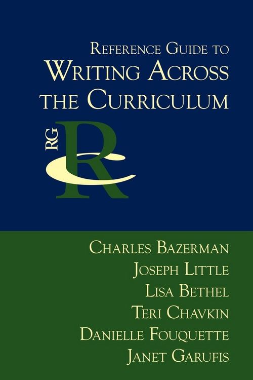 Produktbild: Reference Guide to Writing Across the Curriculum