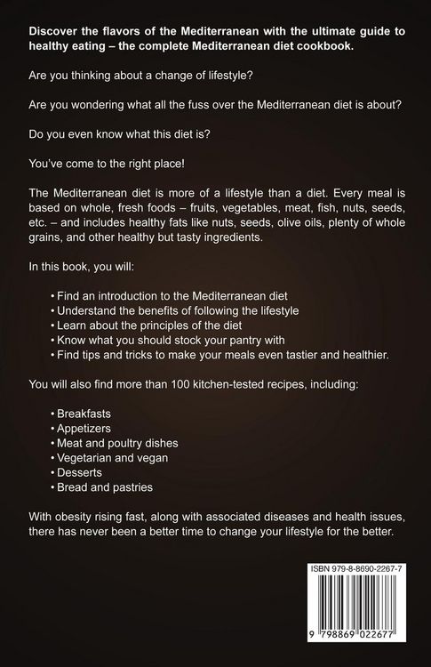 Produktbild: The Complete Mediterranean Diet Cookbook for Beginners