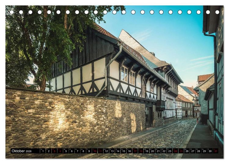 Produktbild: Weltkulturerbe Goslar (Tischkalender 2026 DIN A5 quer), CALVENDO Monatskalender