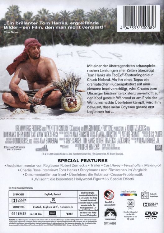 Produktbild: Cast Away - Verschollen