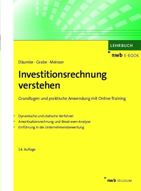 Produktbild: Investitionsrechnung verstehen