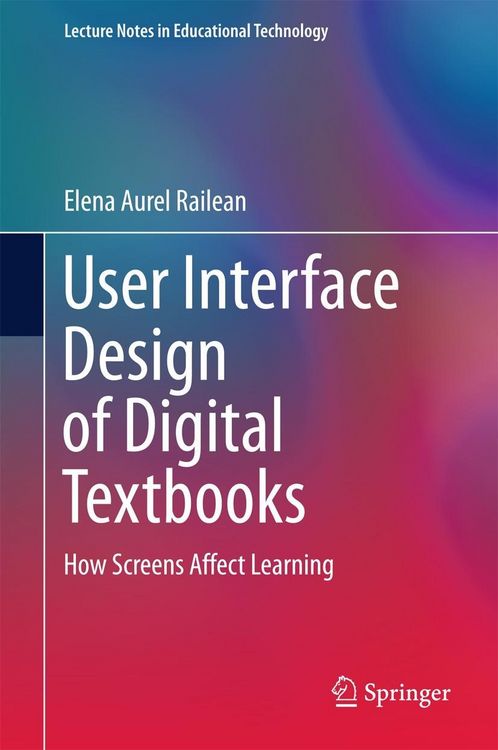 Produktbild: User Interface Design of Digital Textbooks