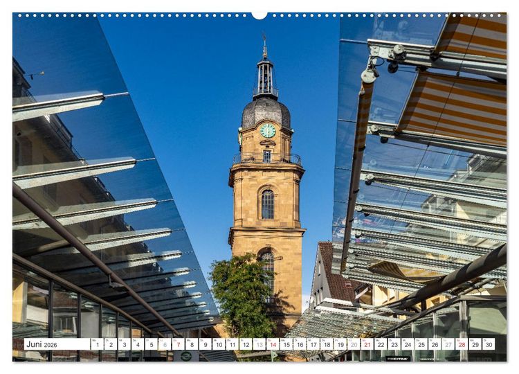 Produktbild: Baden-W&uuml;rttemberg - Heilbronn (hochwertiger Premium Wandkalender 2026 DIN A2 quer), Kunstdruck in Hochglanz