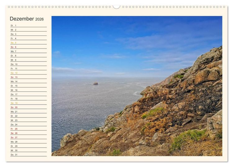 Produktbild: Buen Camino - Pilgerreise auf dem Jakobsweg - Camino Franc&eacute;s (hochwertiger Premium Wandkalender 2026 DIN A2 quer), Kunstdruck in Hochglanz
