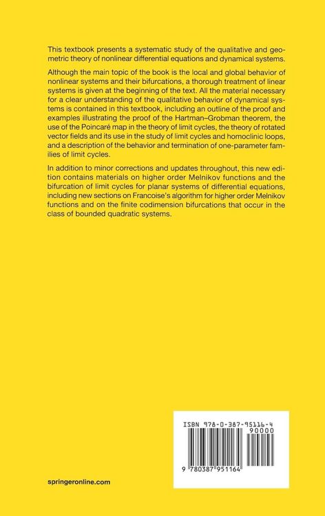 Produktbild: Differential Equations and Dynamical Systems