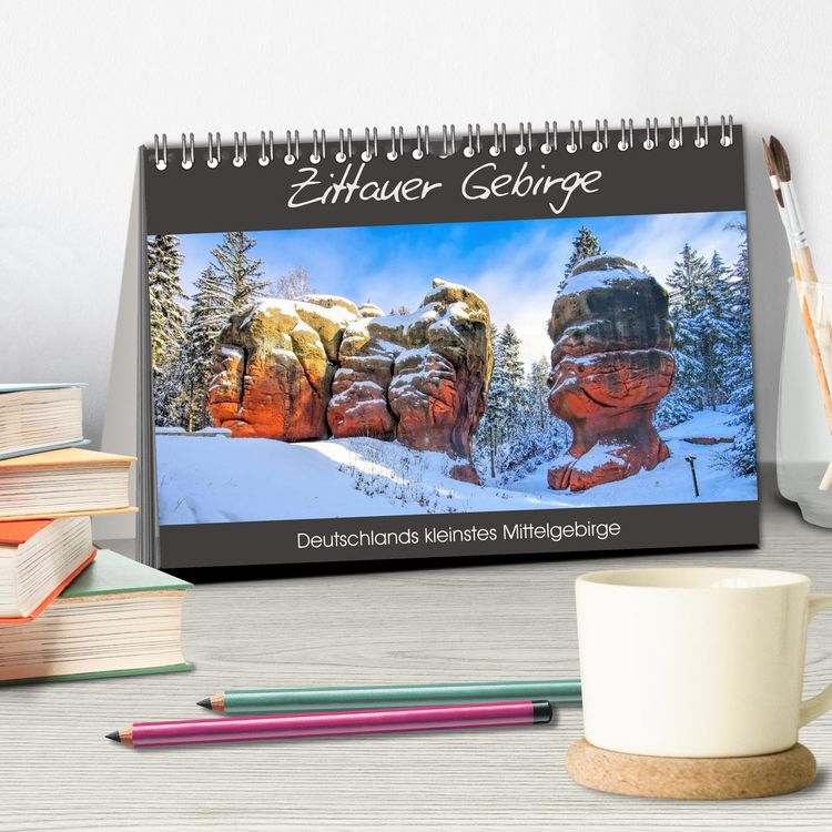 Produktbild: Zittauer Gebirge - Deutschlands kleinstes Mittelgebirge (Tischkalender 2026 DIN A5 quer), CALVENDO Monatskalender