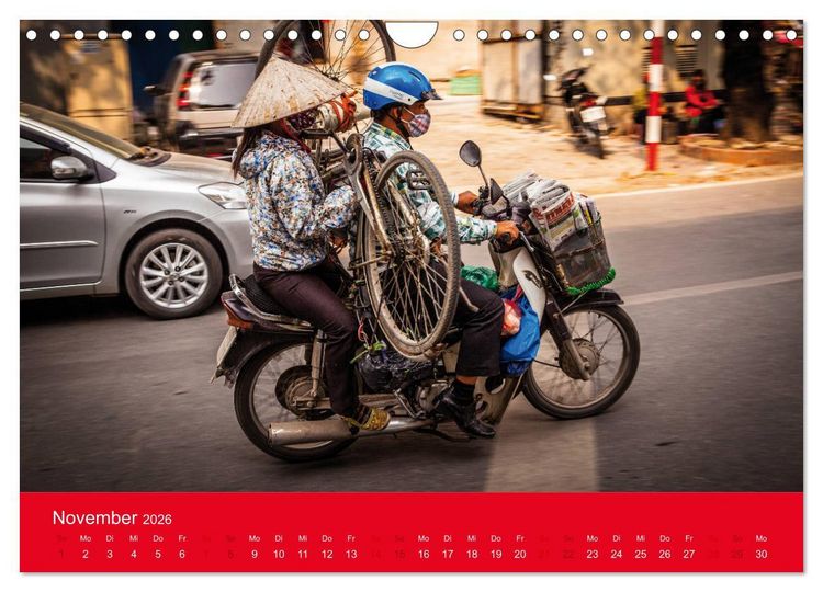 Produktbild: Eindr&uuml;cke von VIETNAM 2026 by Till Br&uuml;hne 2026 (Wandkalender 2026 DIN A4 quer), CALVENDO Monatskalender