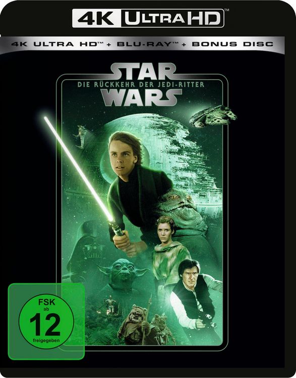 Produktbild: Star Wars - Die R&uuml;ckkehr der Jedi-Ritter (4K Ultra HD) (+ Blu-ray 2D) (+ Bonus-Blu-ray)
