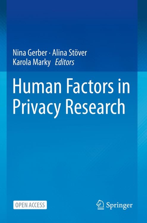 Produktbild: Human Factors in Privacy Research