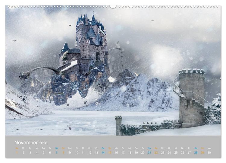 Produktbild: Fantastisch und surreal - Landschaften (Wandkalender 2026 DIN A2 quer), CALVENDO Monatskalender