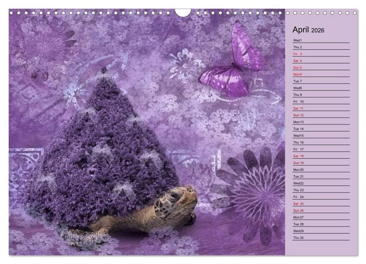Produktbild: Fractalized creatures (Wall Calendar 2026 DIN A3 landscape), CALVENDO 12 Month Wall Calendar