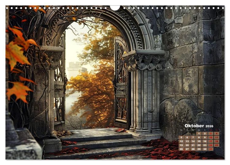 Produktbild: T&uuml;ren, die Geschichten erz&auml;hlen (Wandkalender 2026 DIN A3 quer), CALVENDO Monatskalender