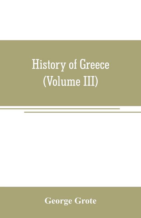 Produktbild: History of Greece (Volume III)