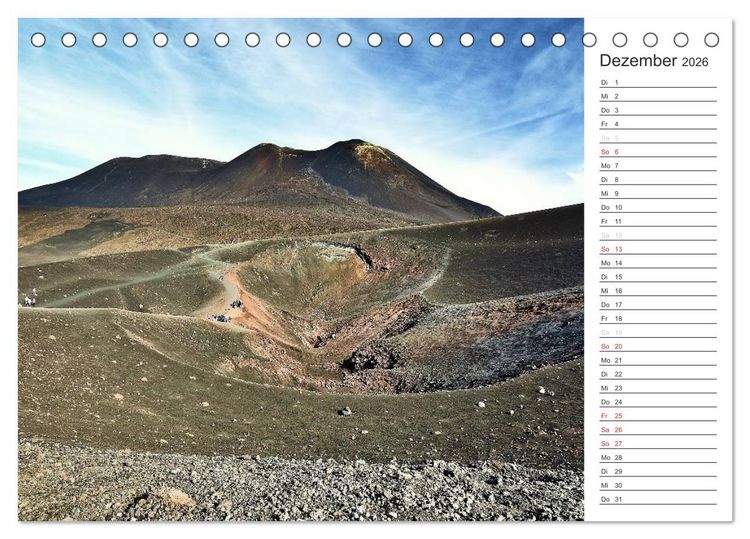 Produktbild: Sizilien - Insel zwischen zwei Kontinenten (Tischkalender 2026 DIN A5 quer), CALVENDO Monatskalender