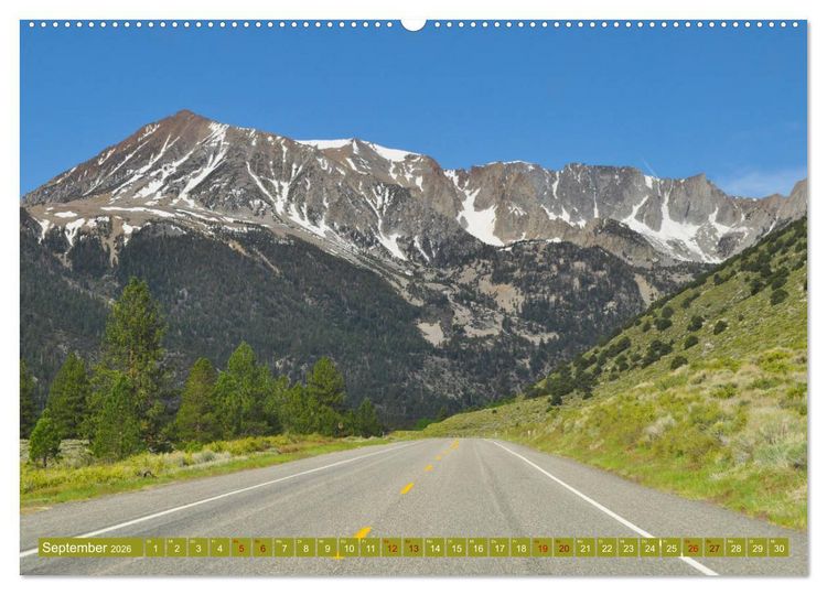 Produktbild: Erlebe mit mir die Landschaft des Yosemite Nationalpark (hochwertiger Premium Wandkalender 2026 DIN A2 quer), Kunstdruck in Hochglanz